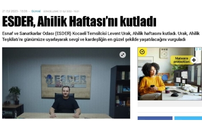 ESDER, Ahilik Haftası’nı kutladı - EN KOCAELİ