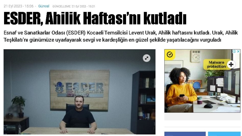 ESDER, Ahilik Haftası’nı kutladı - EN KOCAELİ